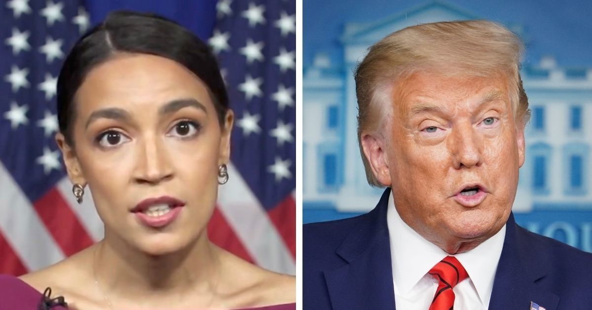 AOC Calls GOP 'Misogynistic Hypocrites' After Trump's Tax Return Says He Spent $70k On His Hair