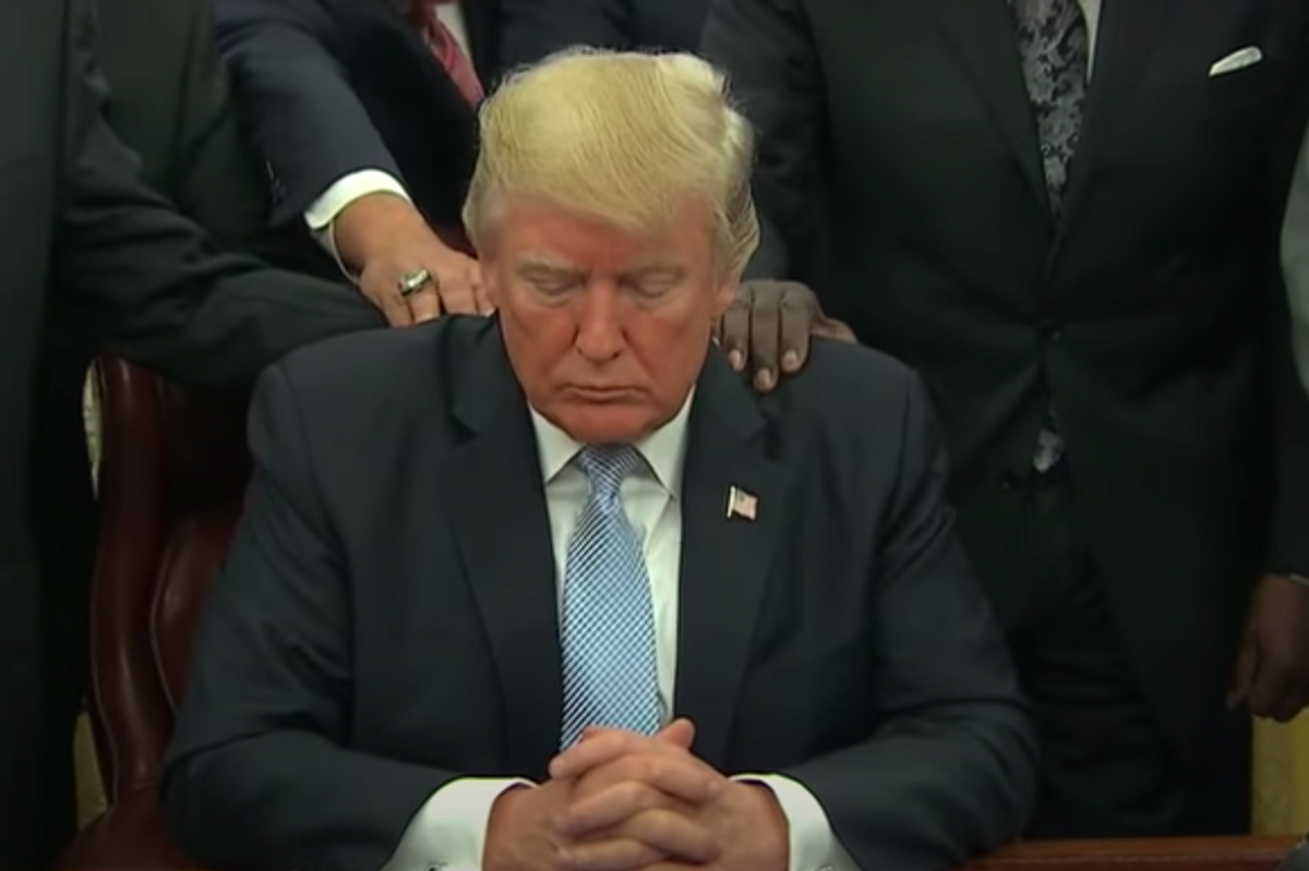 Trump Thinks Religious People Are Chumps. But They Think He's The Second Coming. Go Figure.