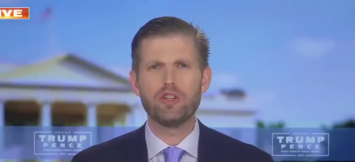 Eric Trump Claims to Be a 'Part of' the LGBT Community That Supports His Father 'Every Single Day' and People Are Very Confused