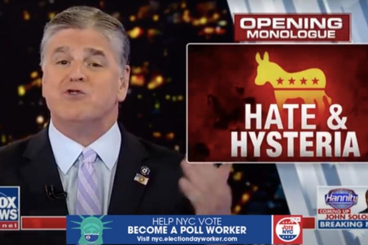 Fox News uses the word ‘hate’ far more often than MSNBC or CNN