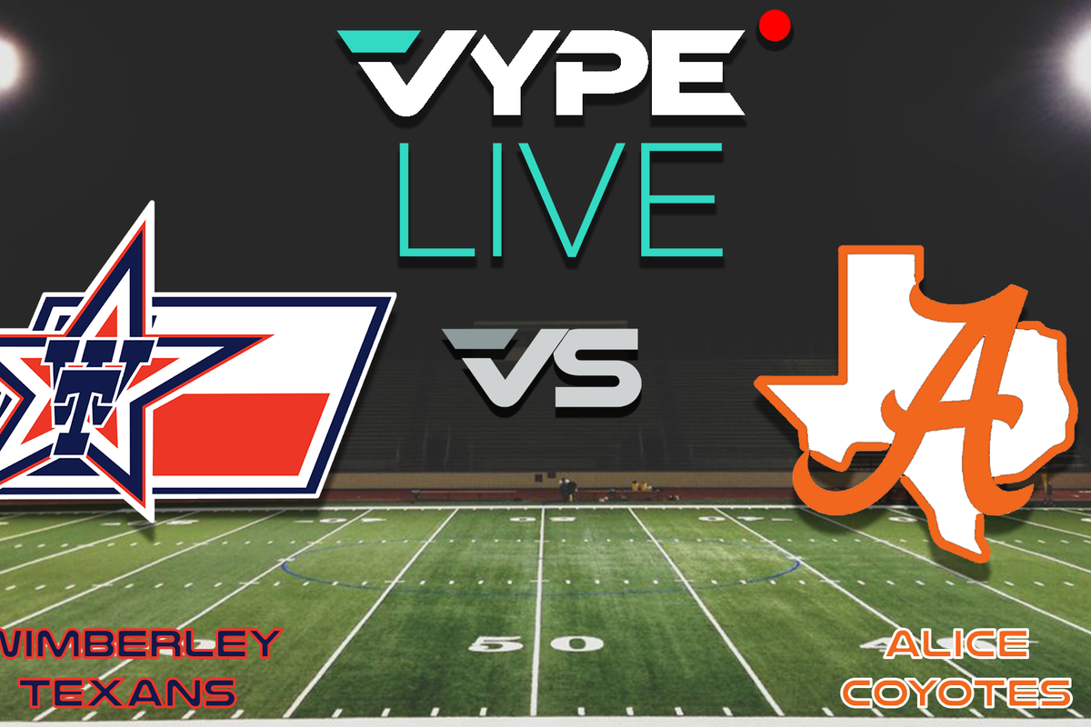 VYPE Live - Football: Wimberley vs. Alice