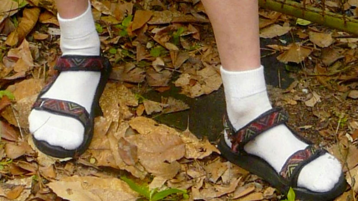 Y'all, we need to talk about socks with sandals