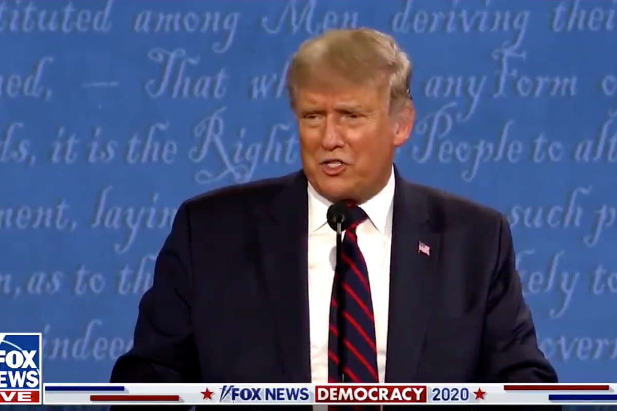 President Klan Robe Gives Shout Out To His Proud Boys