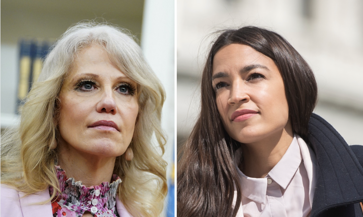 AOC Perfectly Shamed Kellyanne for Trying to Drag Biden for Not Supporting the Green New Deal During Debate