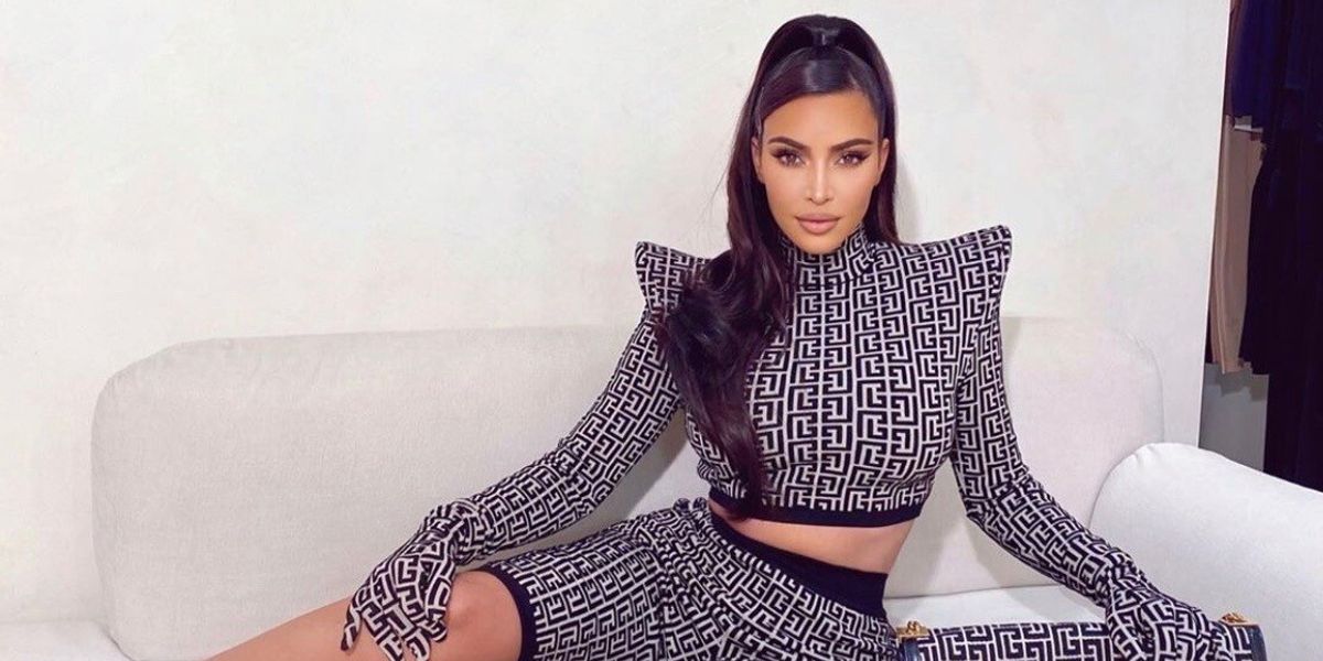 Kim Kardashian's Latest Balmain Look Comes With a History Lesson