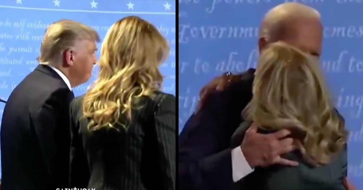 The Way Trump And Biden Each Greeted Their Wives After The Debate Says Everything About Their Relationships