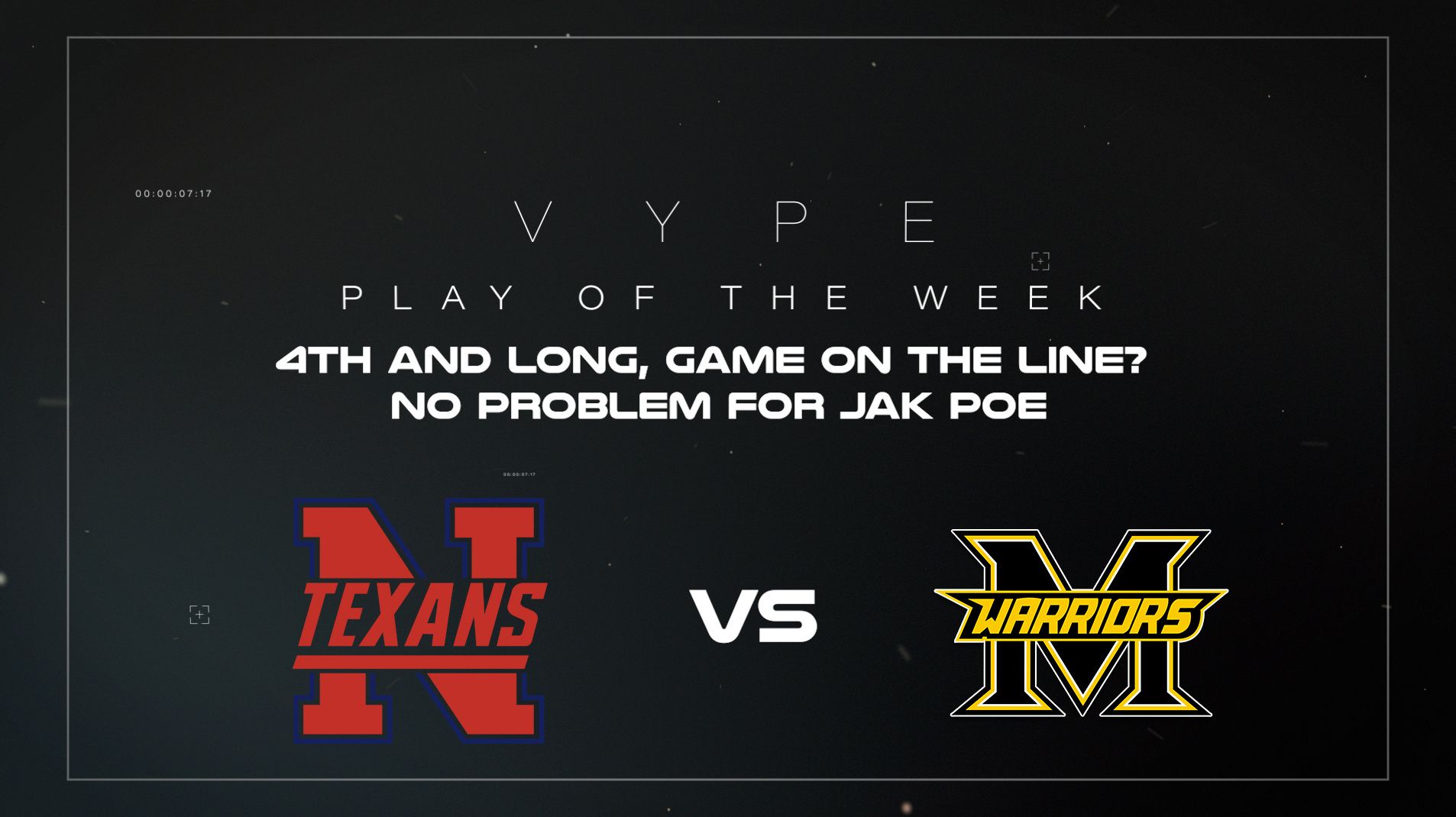 VYPE Play of the Week (Week 5): Game Winner In Final Minute