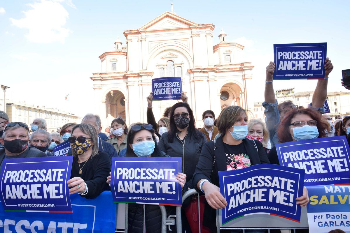 Salvini oggi affronta il processo a Catania ma alle spalle si trova il centrodestra unito