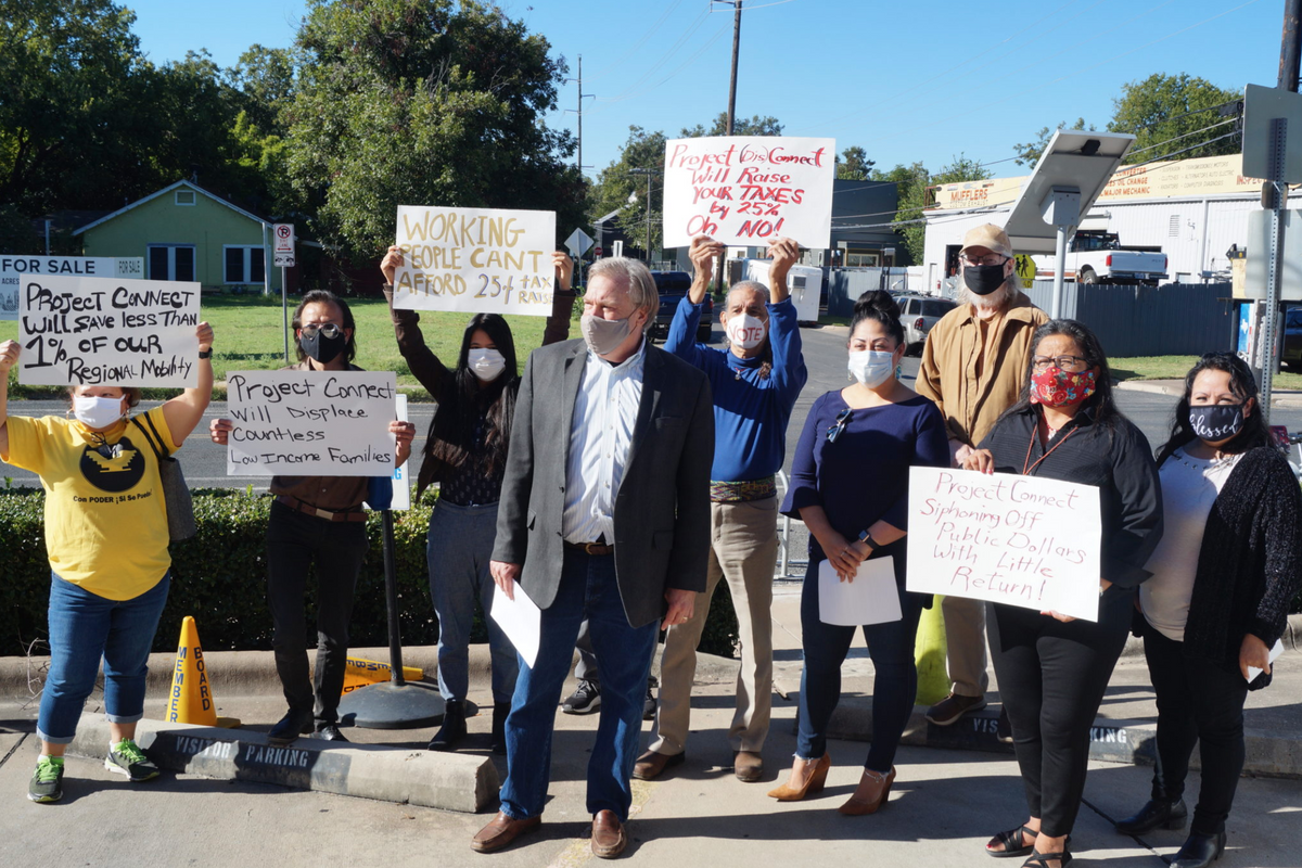 Transit tax draws attack from the left