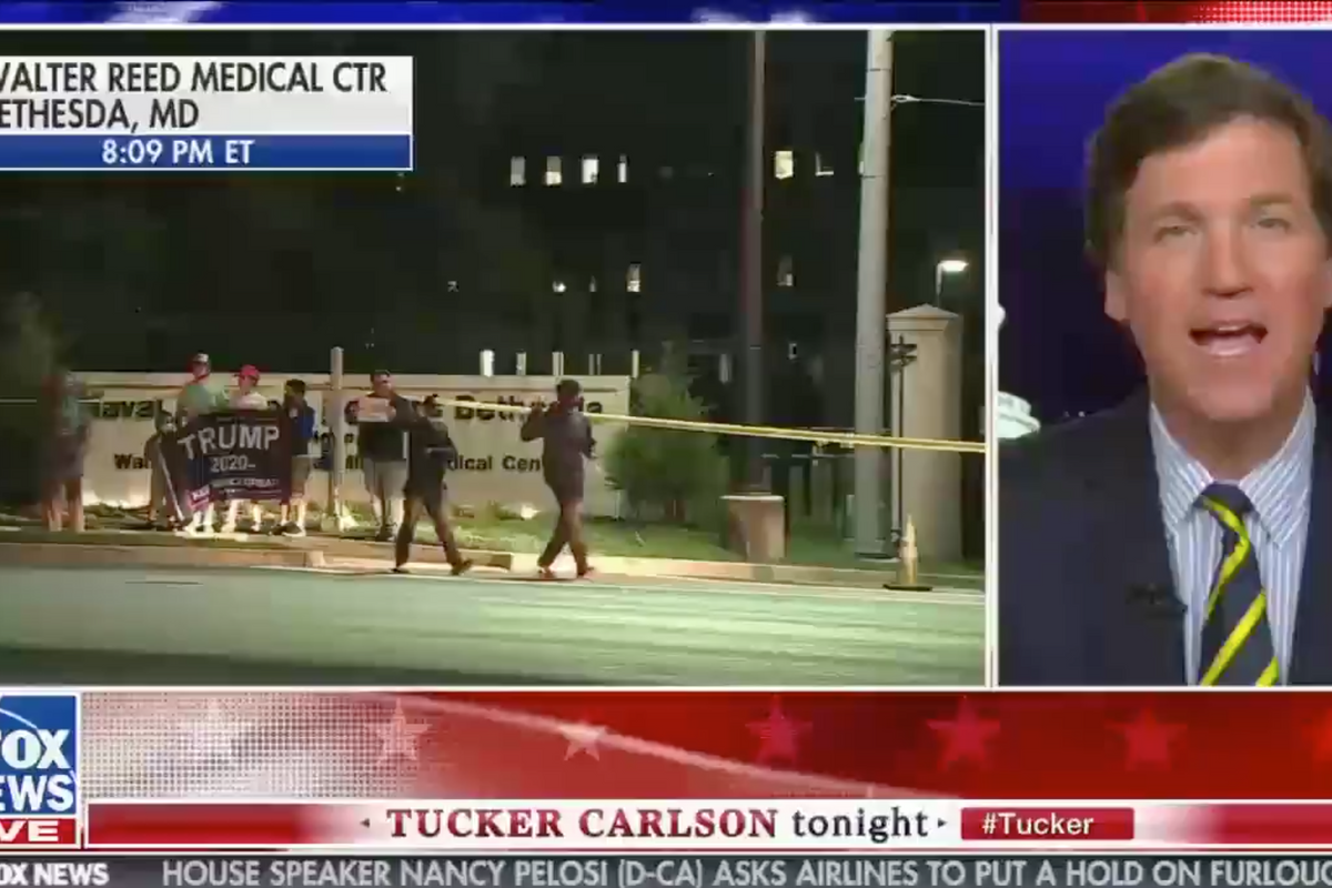 Blaming Trump For Getting COVID-19 Like Saying A Rape Victim Was Asking For It, Says Tucker Carlson