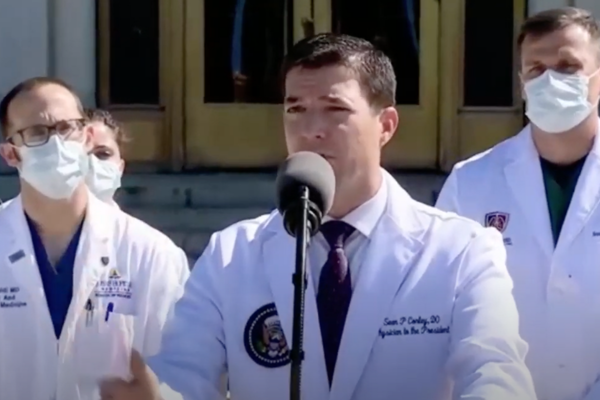 Everything Totally Fine, Just Fine, Says Trump's Extremely Shifty Physician