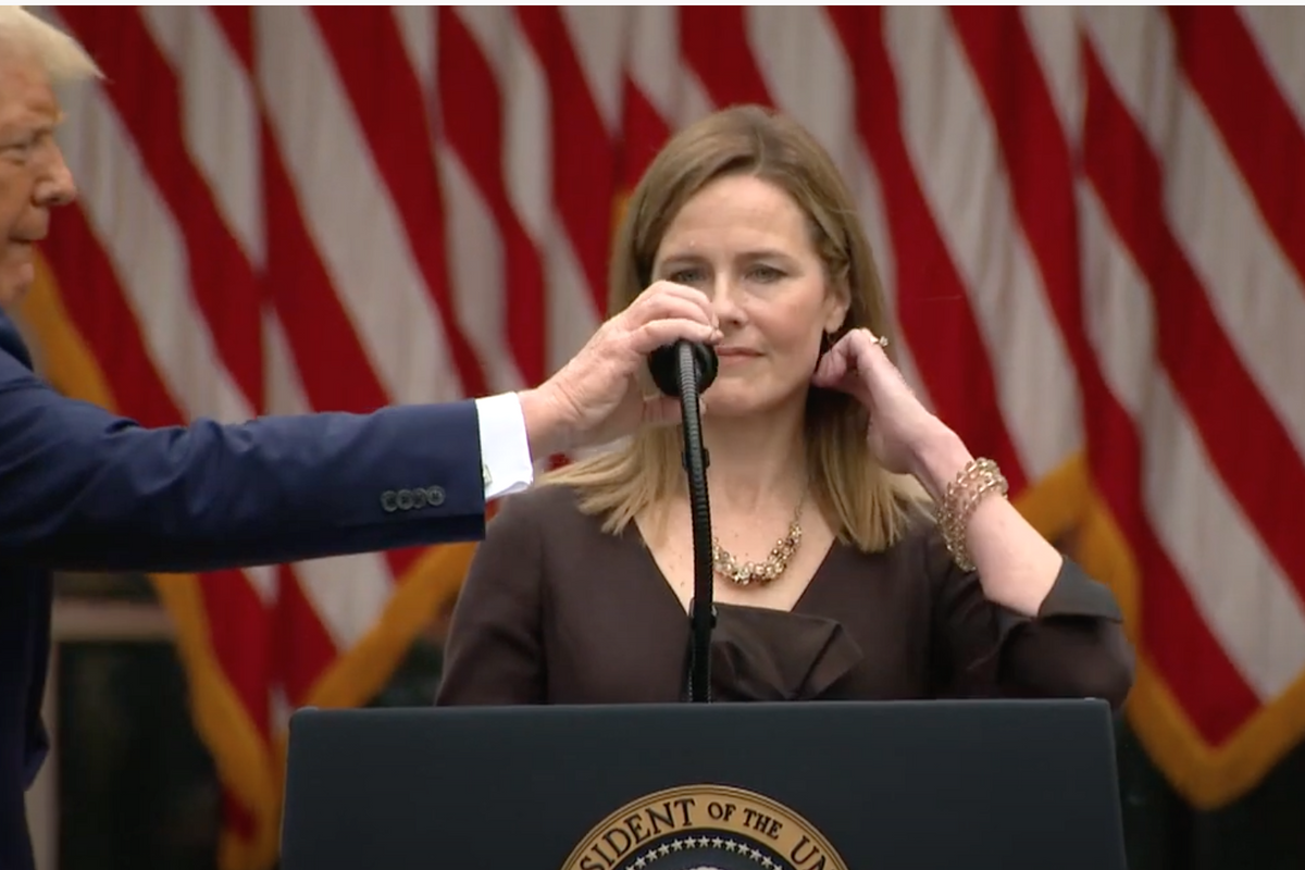 Amy Coney Barrett’s SCOTUS Seat Heist Ceremony A COVID-19 Super Spreader Event