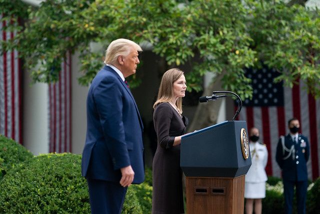 Judge Amy Coney Barrett, Donald Trump