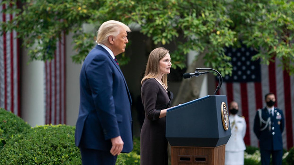 Judge Amy Coney Barrett, Donald Trump