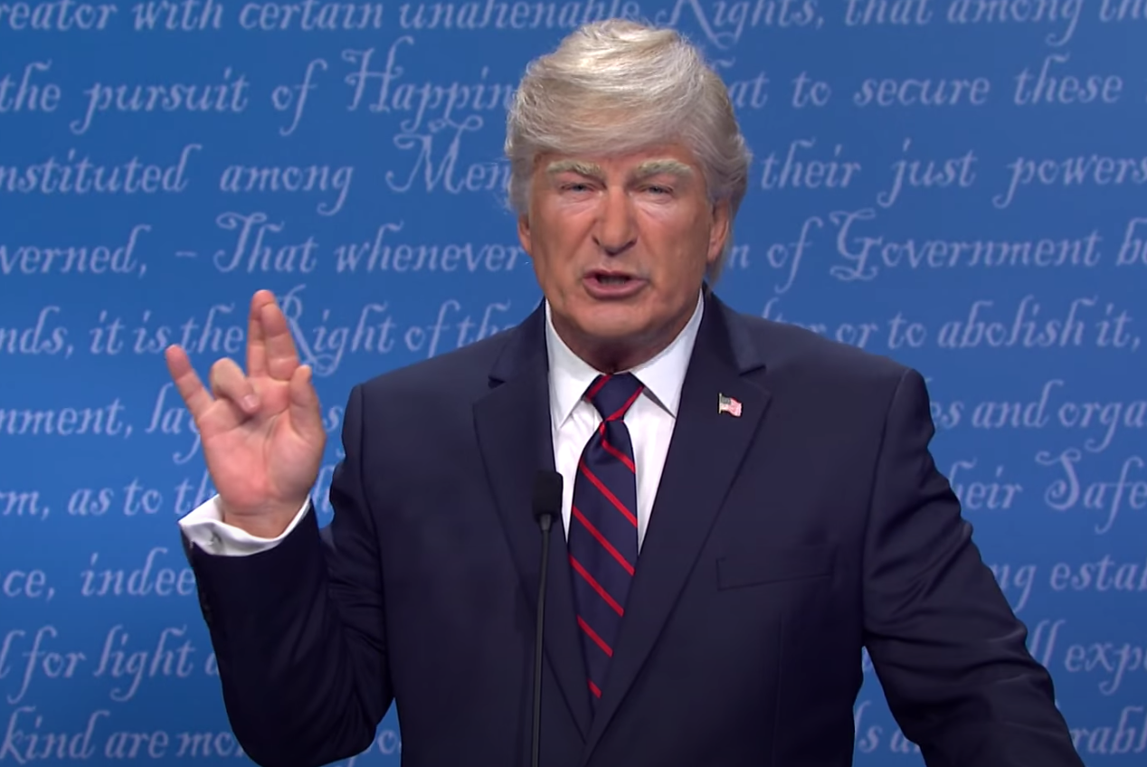 WATCH: SNL Opener Features Baldwin, Carrey, And Rudolph In Presidential 'Debate'