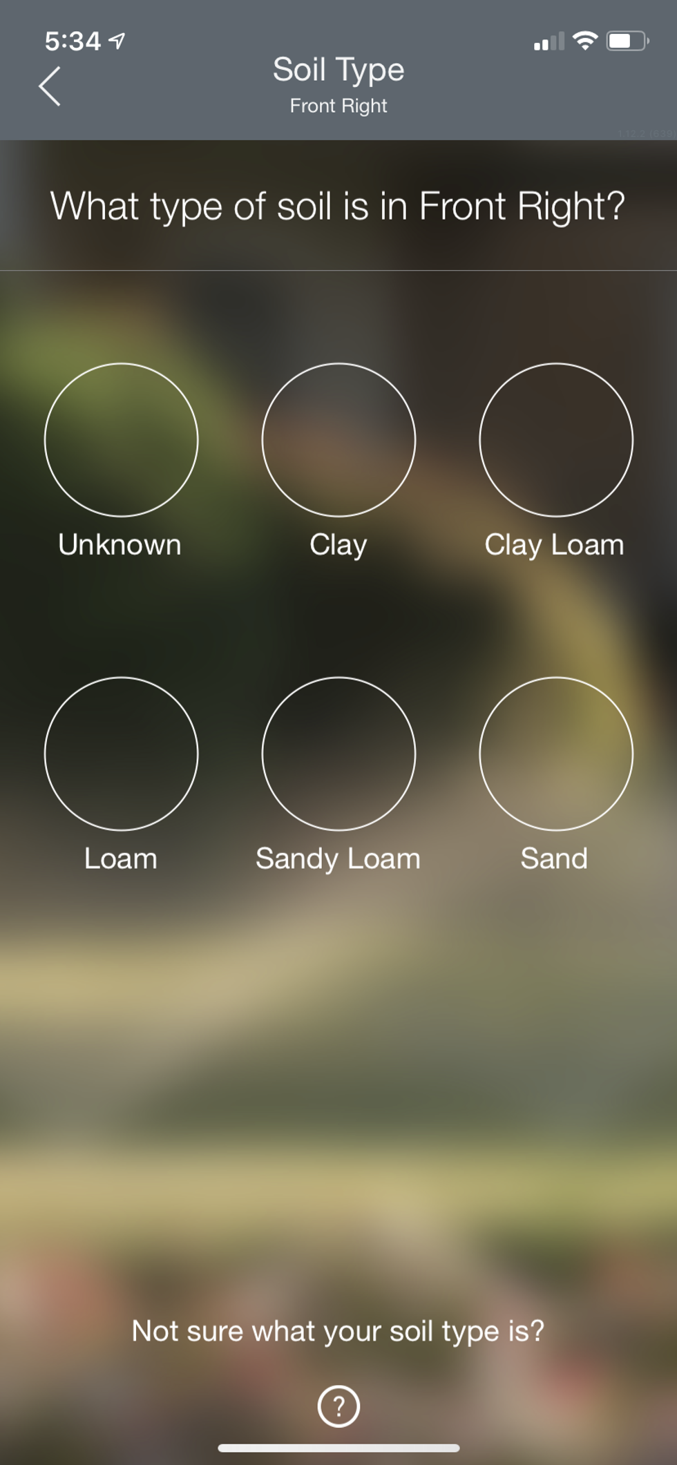 Select soil type for your zone.