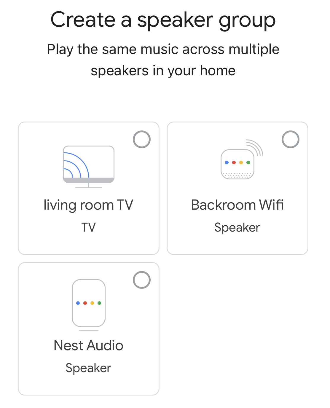 play audio from tv on google home