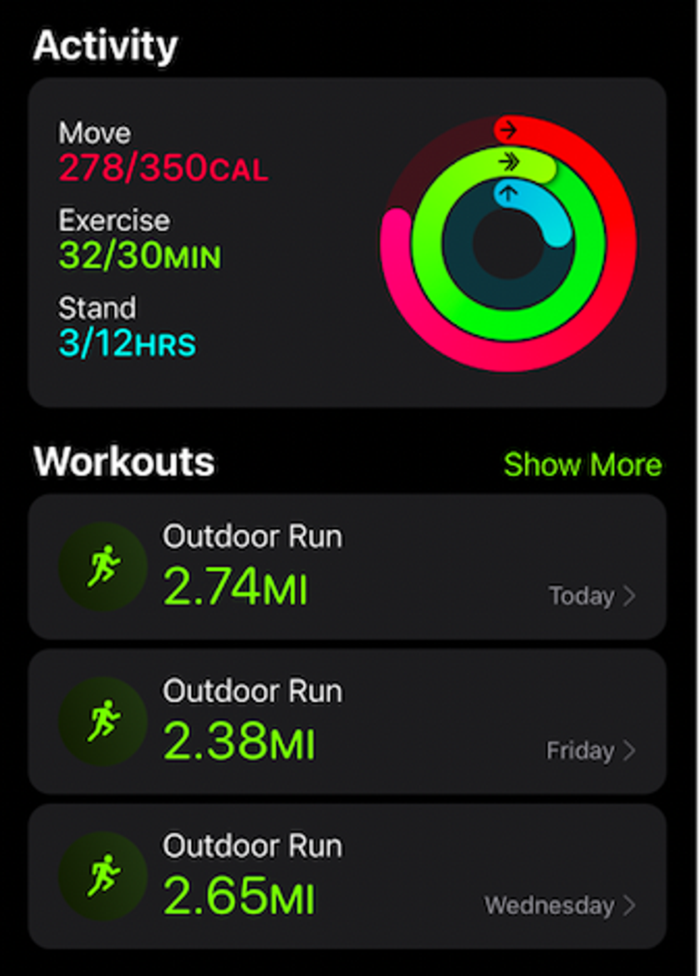Apple Fitness app