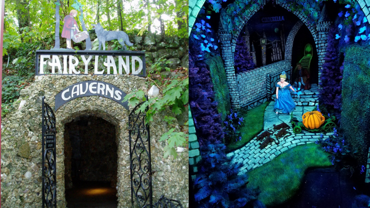 This Georgia cavern is home to glow-in-the-dark artwork of all your favorite childhood fairytales