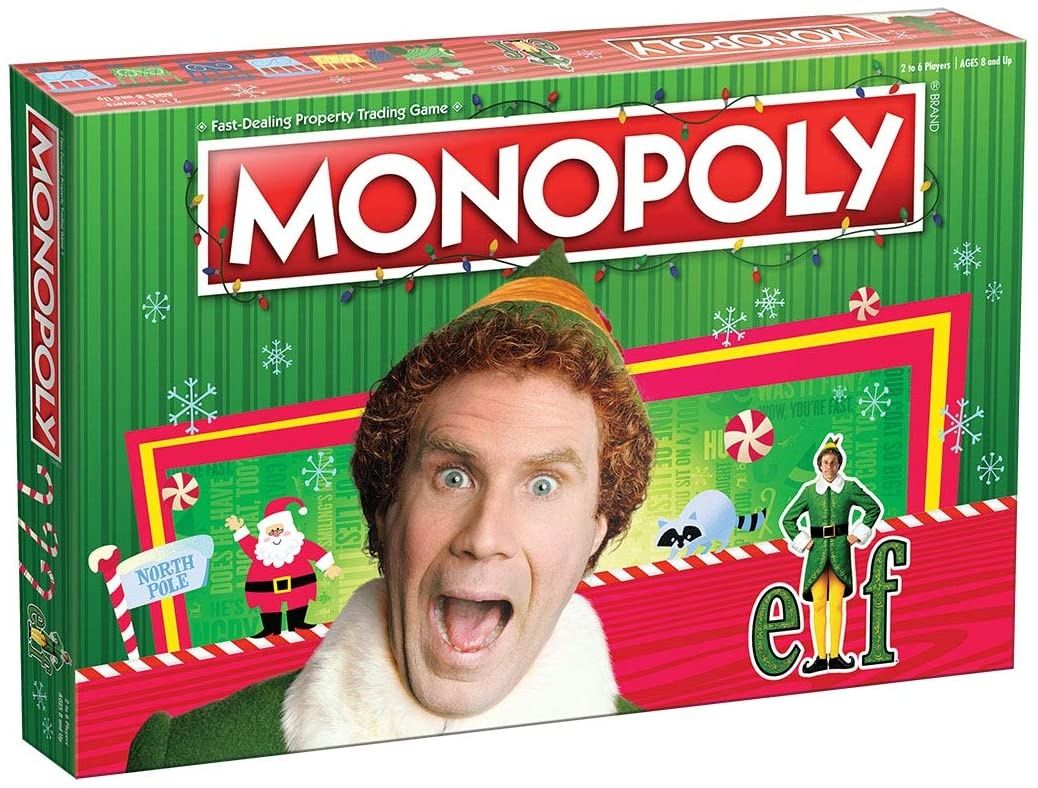 'Elf' Monopoly is here, and all of the four candy food groups are represented