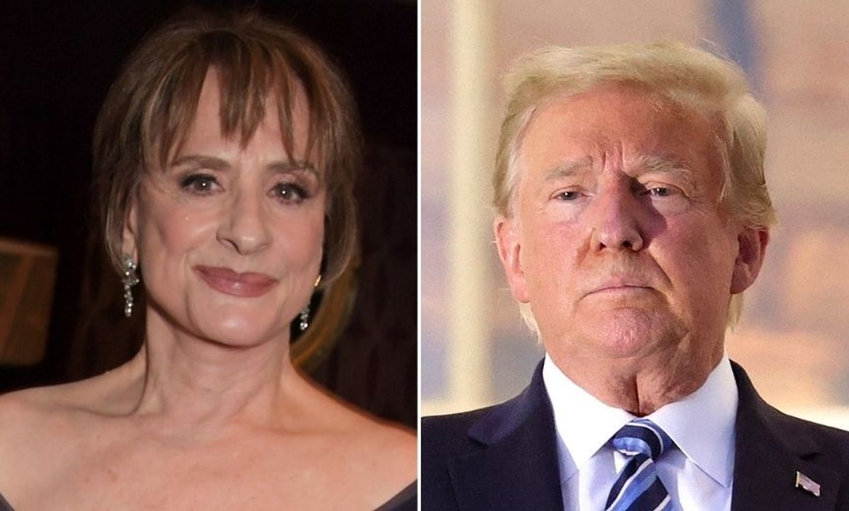 Patti LuPone Had the Perfect Response to Trump Gasping Maskless on the Balcony of the White House