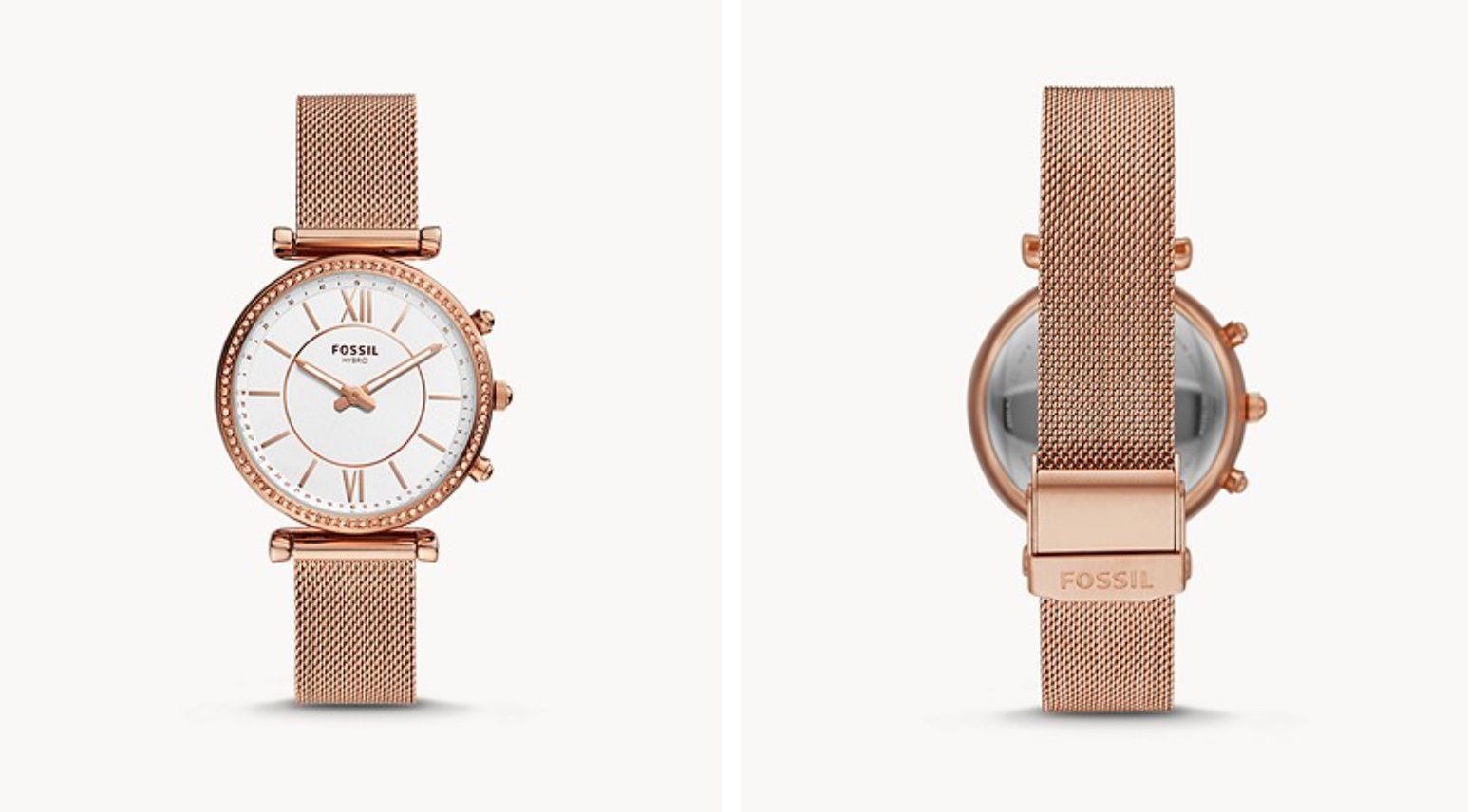 Fossil carlie hybrid on sale