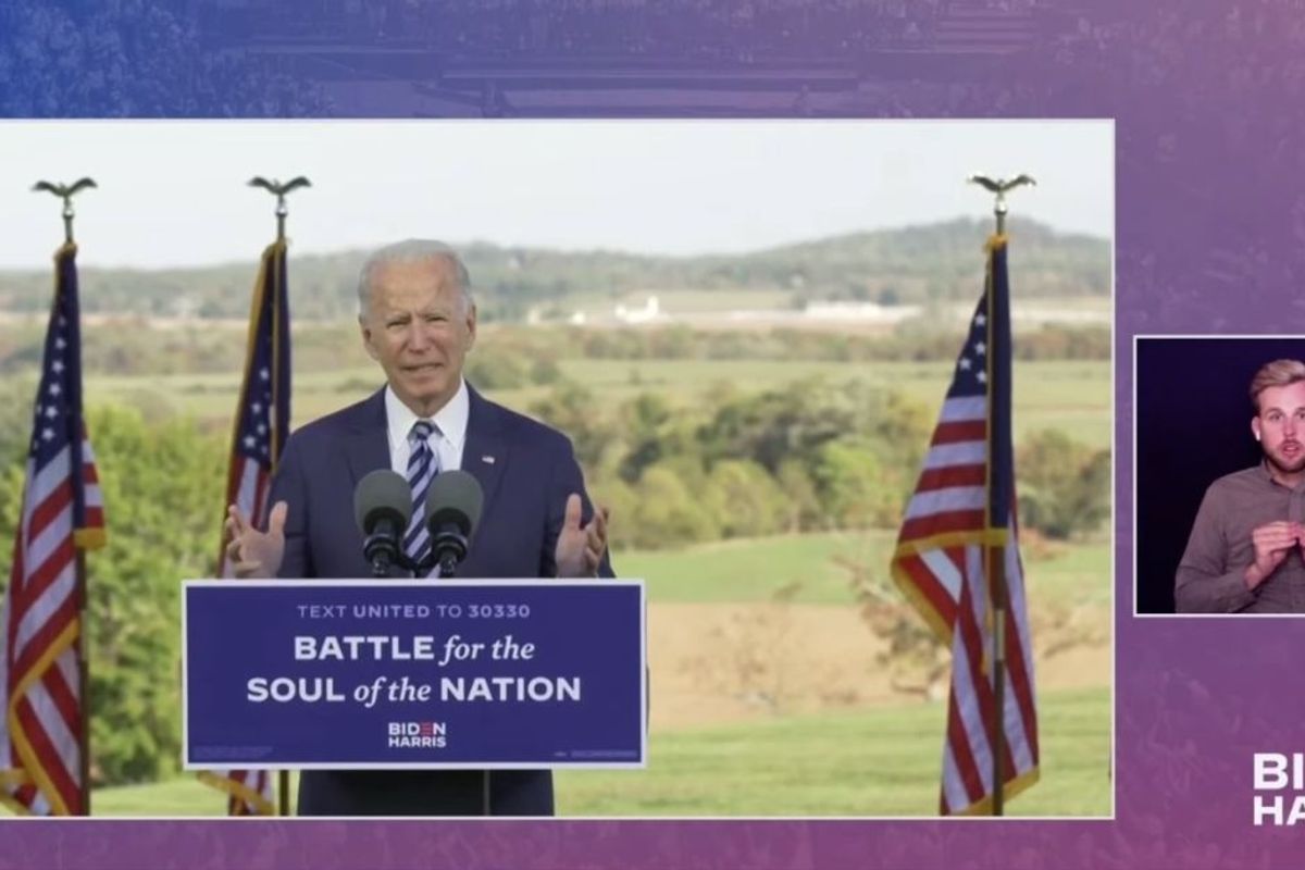 Biden delivered a unifying message to America at Gettysburg—without mentioning Trump once