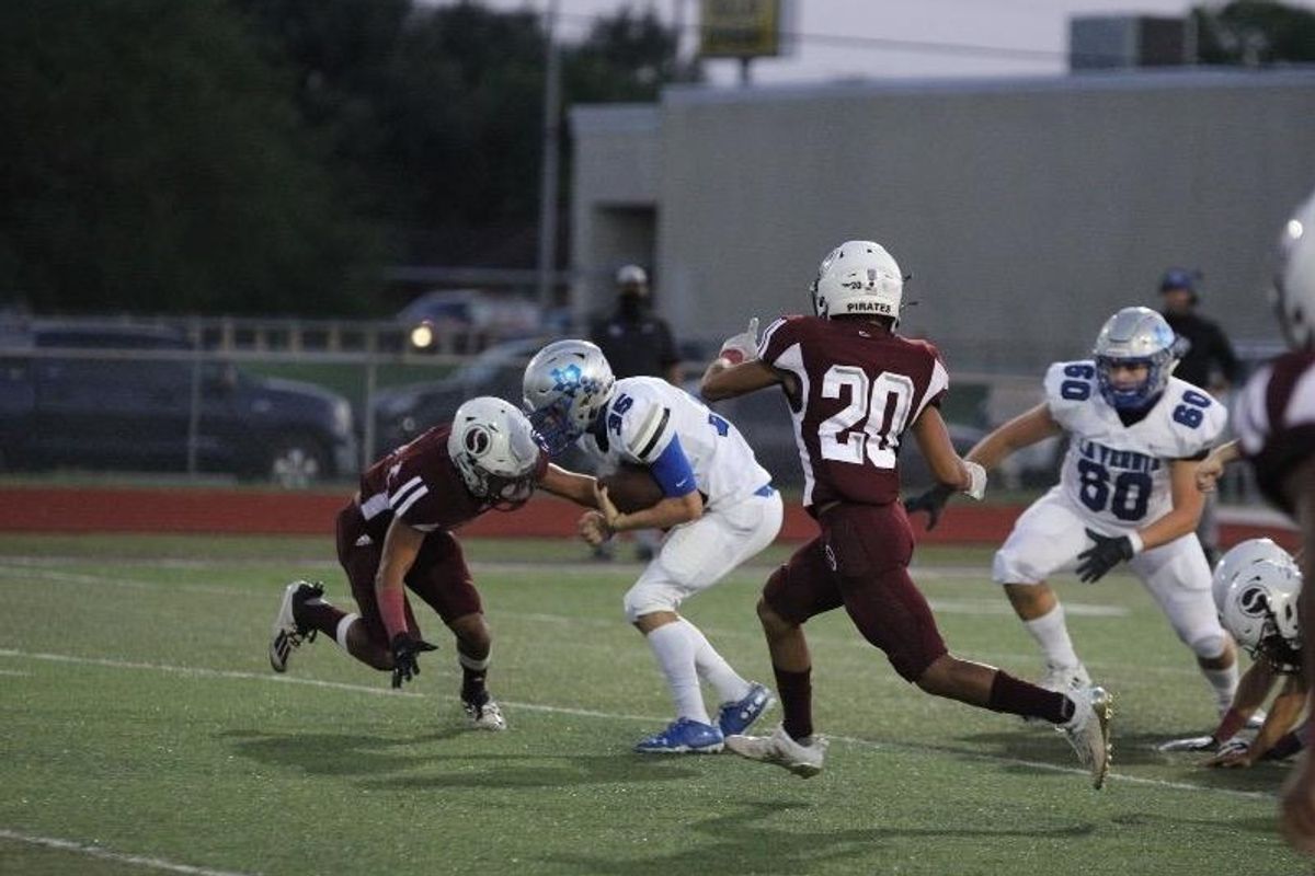 Sinton's First Year Varsity Letter Making Big Plays