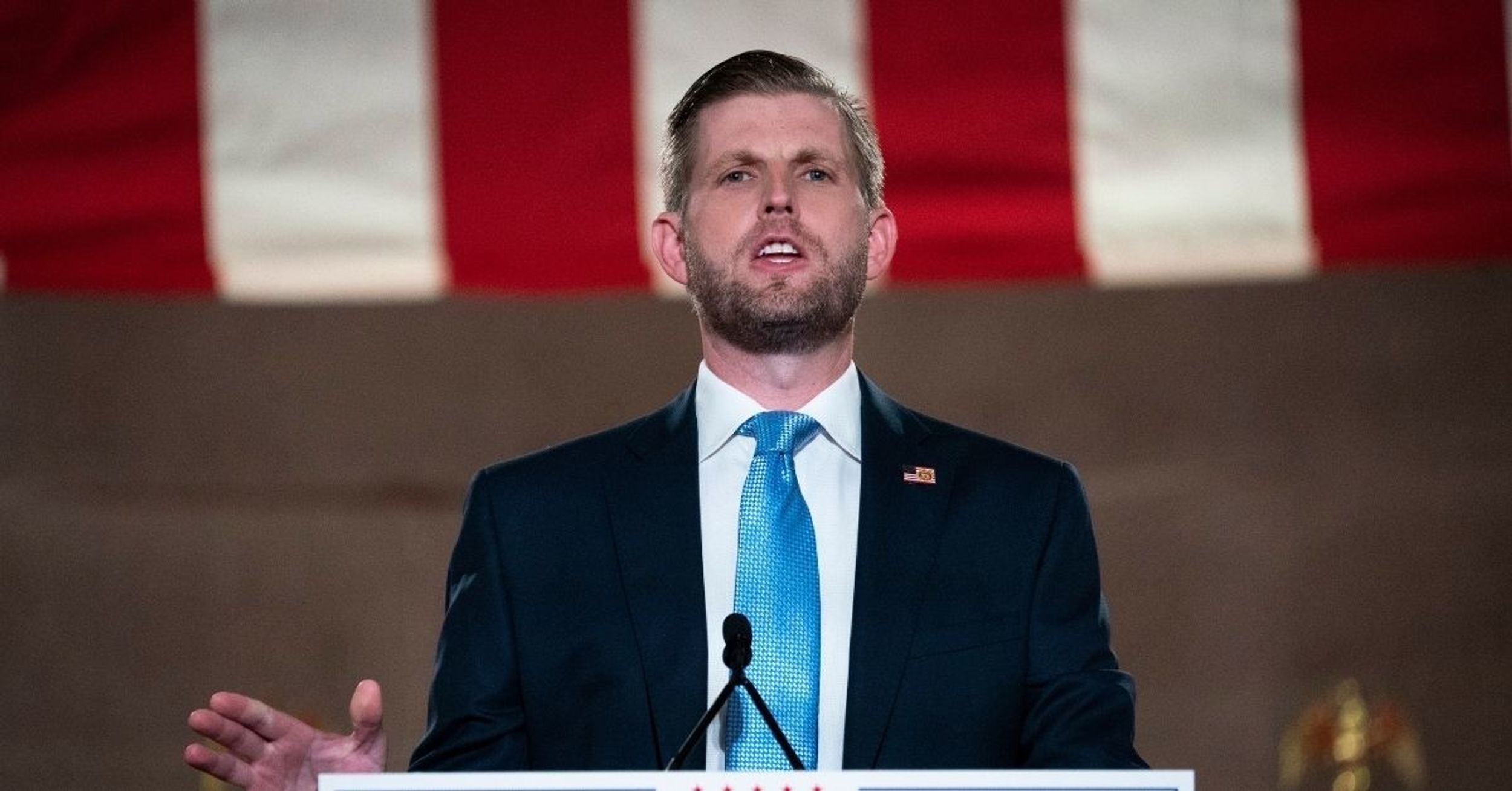 Eric Trump Just Branded Biden A 'Coward' Over Debate That His Father Is Refusing To Attend, And Everyone Is Baffled