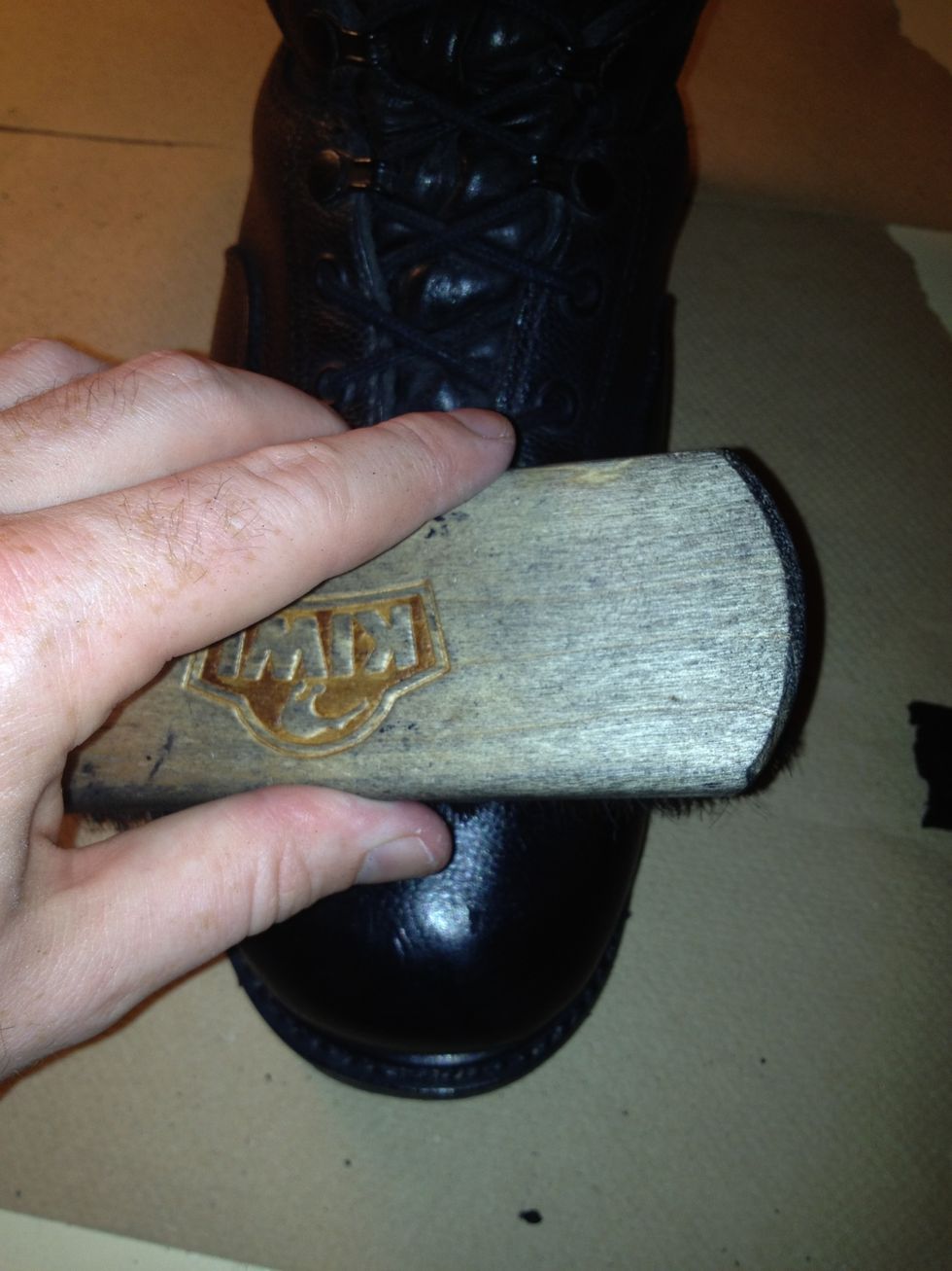 best way to polish boots military