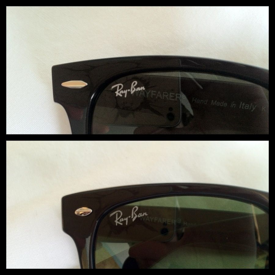 how to tell if ray bans are real or fake