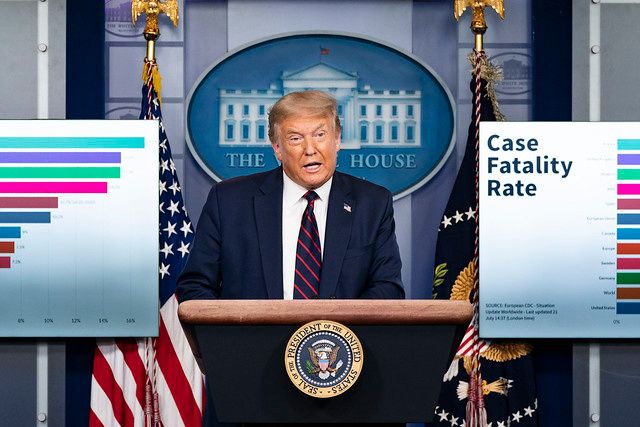 Donald Trump, coronavirus, COVID-19 fatality