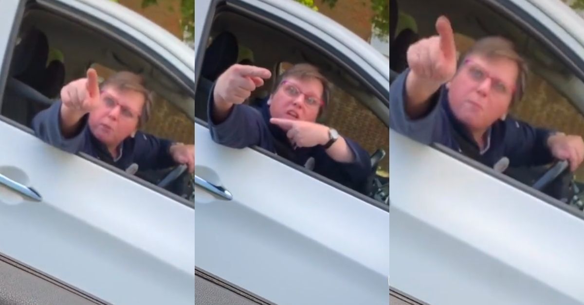 Furious 'Karen' Threatens To Call Cops On Driver For Being 'Too Close' To Her Car In Bonkers Rant