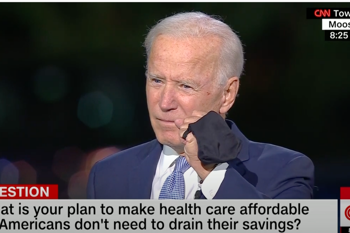 Joe Biden Slaps Trump Upside Head At His RIGGED RIGGED RIGGED CNN Town Hall