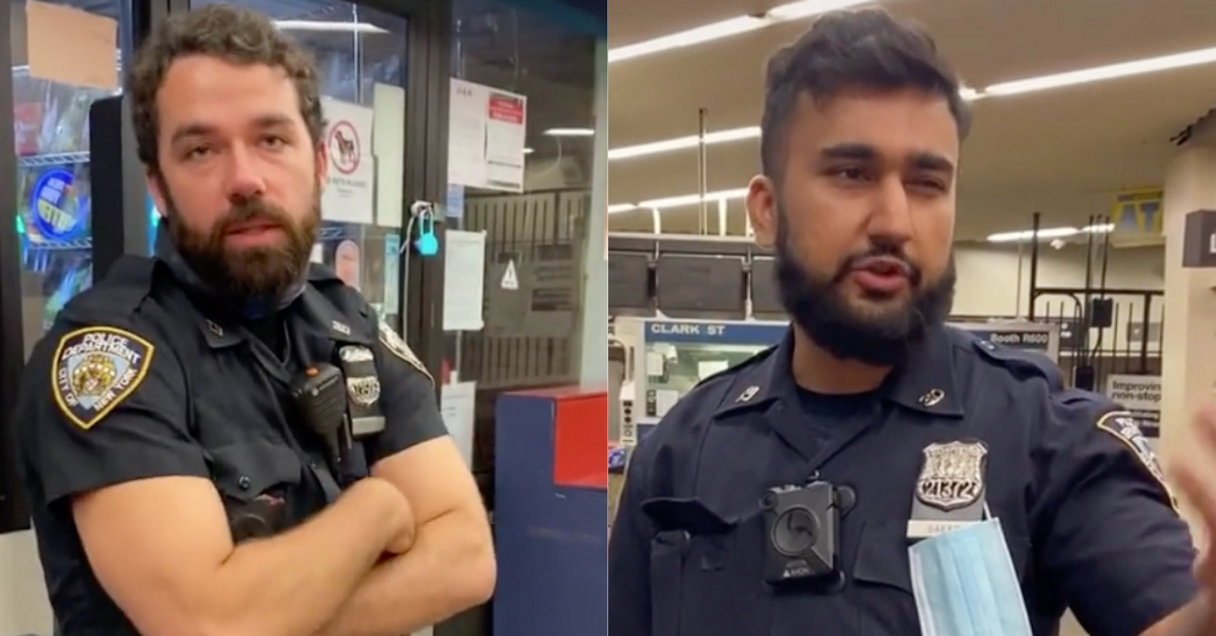 NYPD Officers Offer Mind-Numbing Response After Student Calls Them Out For Not Wearing Mandated Masks