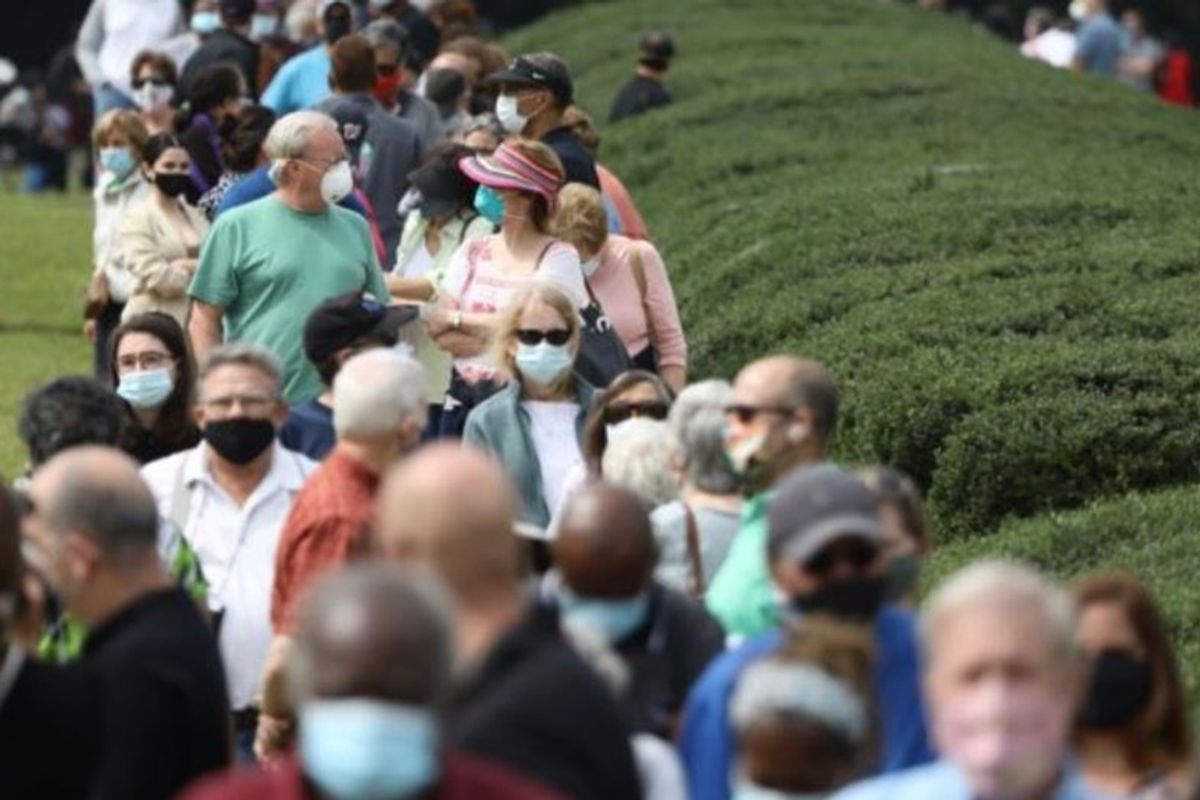 Virginia voters are turning out like never before on the first day of in-person voting.