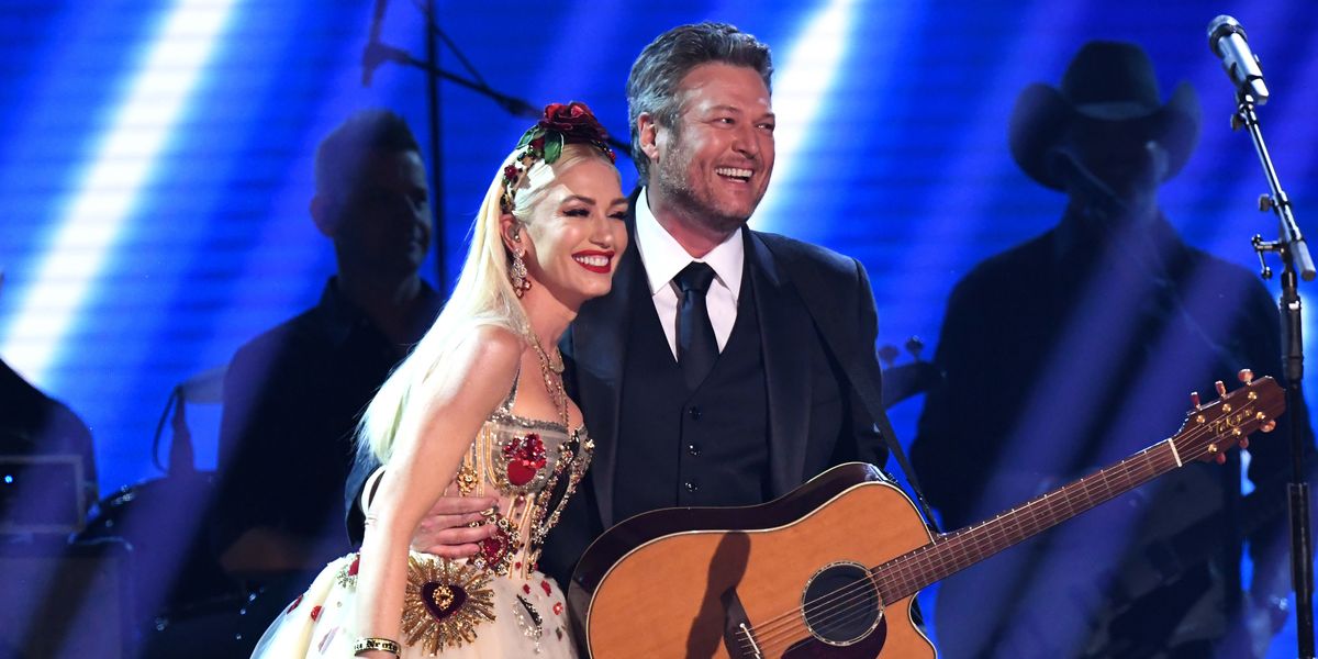 Gwen Stefani Photoshops Blake Shelton's Face Onto Ex-Husband's Body