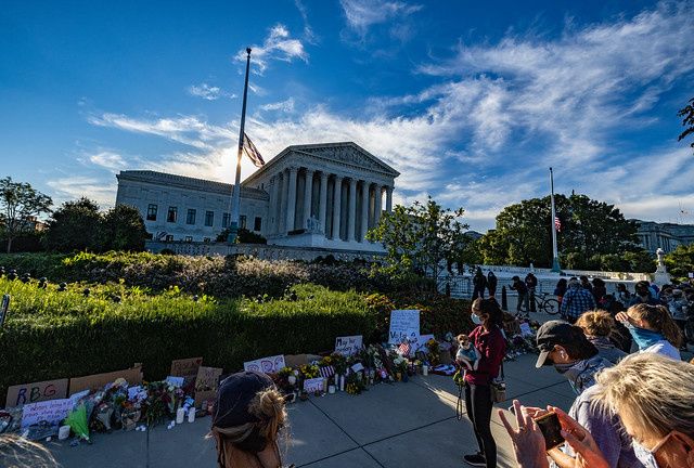 RBG, Ruth Bader Ginsburg death, justice department