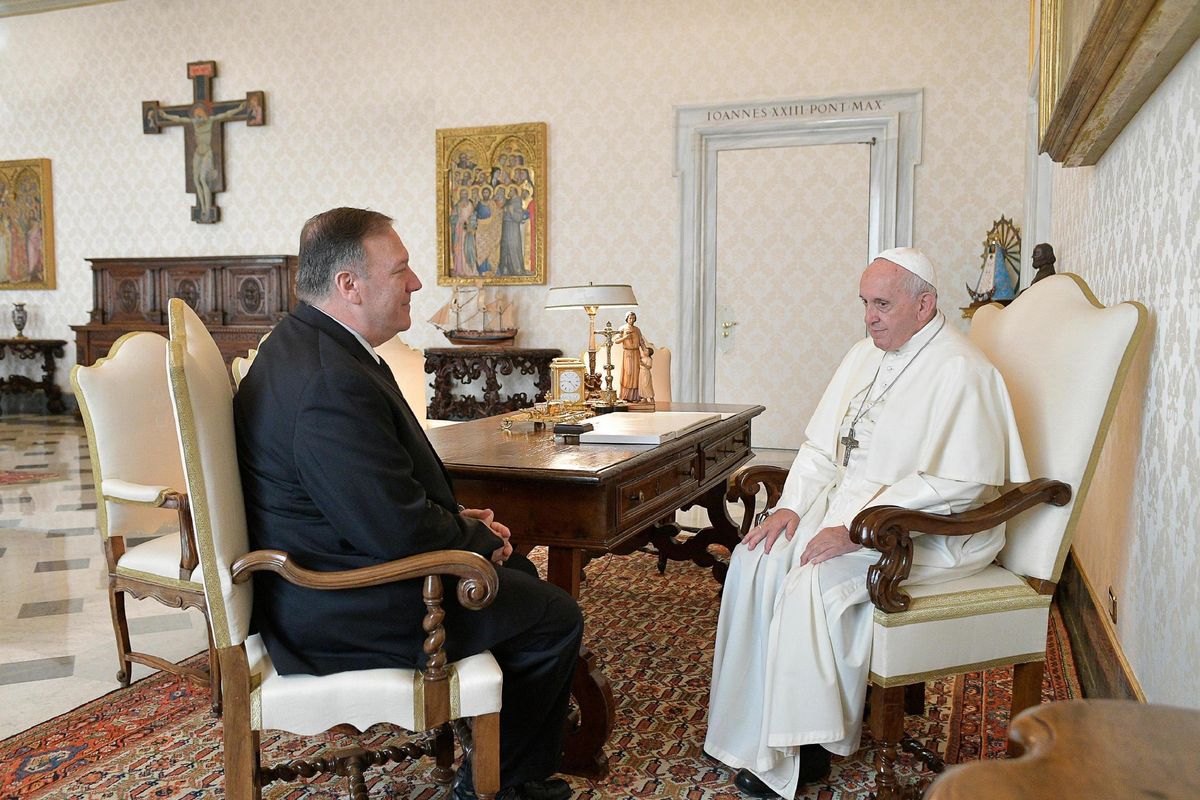 Pompeo: «Basta accordi Vaticano-Cina sui vescovi»