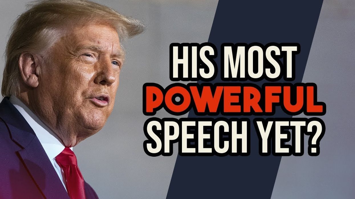 This may be President Trump's most important & POWERFUL speech yet (despite what the media says...)