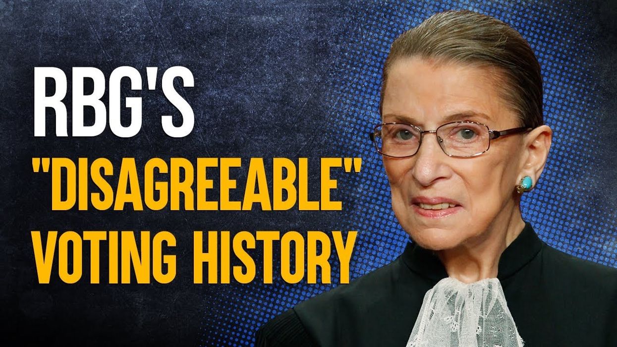 Here's why President Trump MUST nominate someone to SCOTUS: Ruth Bader Ginsburg's vote history