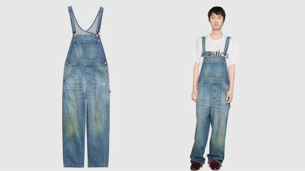 Would your mama let you out of the house in Gucci’s $1,400 grass-stained overalls?