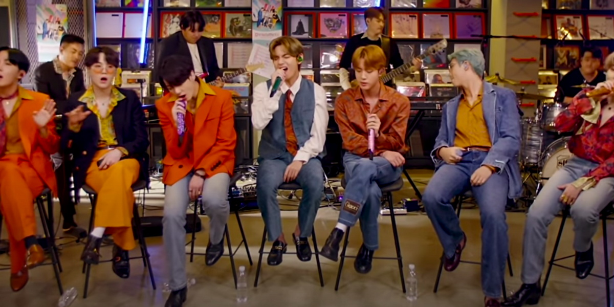 Watch BTS Perform 'Dynamite' in Tiny Desk Debut