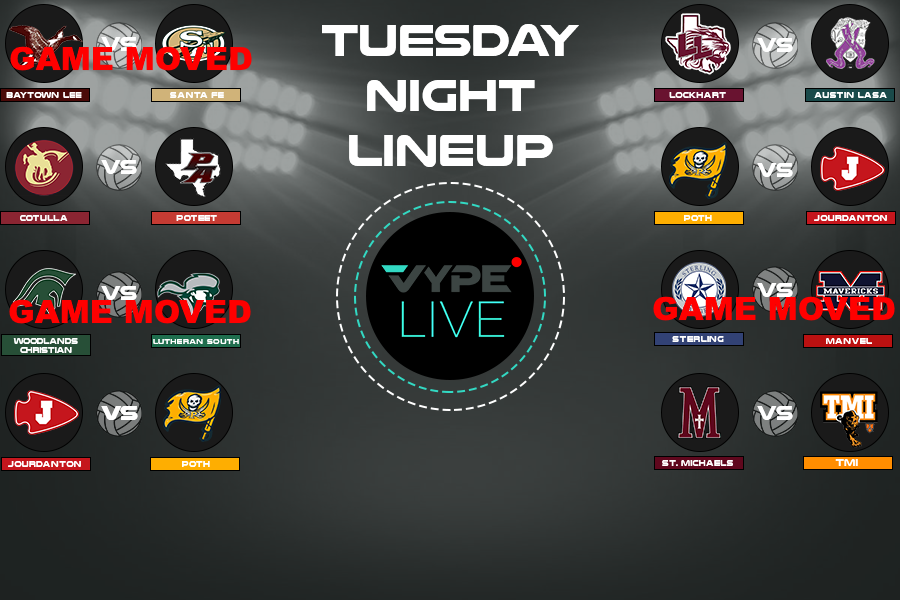 VYPE Live Lineup - Tuesday 9/22/20