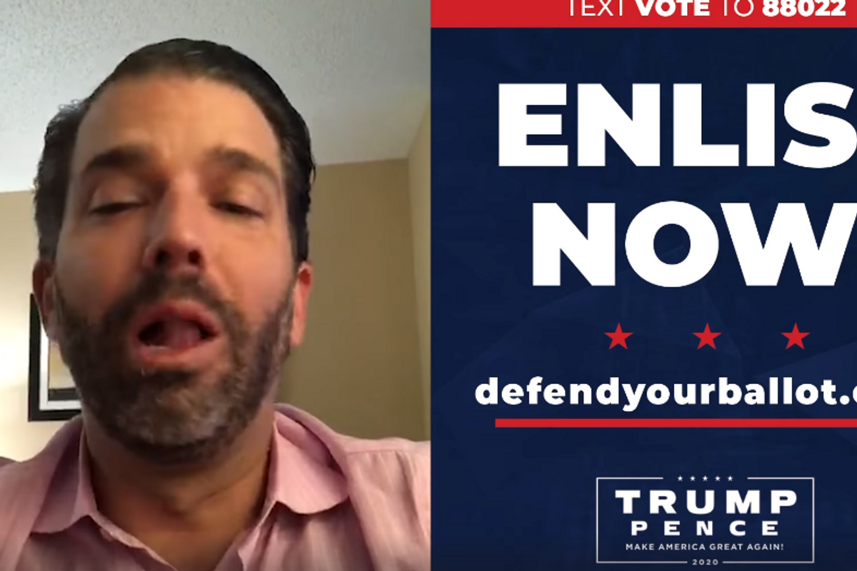 Trump Planning Literal Actual Fascist Takeover Of America, And Dipsh*t Don Jr. Gets To Help!