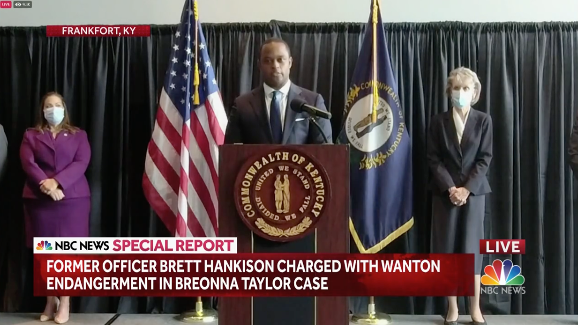 Breaking News: Grand Jury brings charges against former officer in Breonna Taylor case
