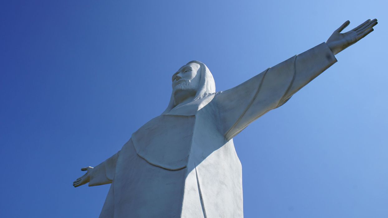 Christ of the Ozarks is an impressive roadside attraction in Arkansas