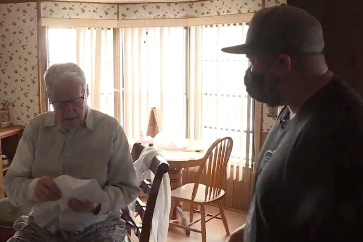An 89-year-old man delivered their pizza. They collected over $12,000 in tips for him.