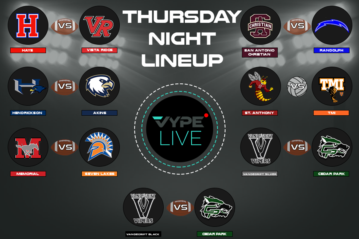 VYPE Live Thursday Lineup - 9/24/2020