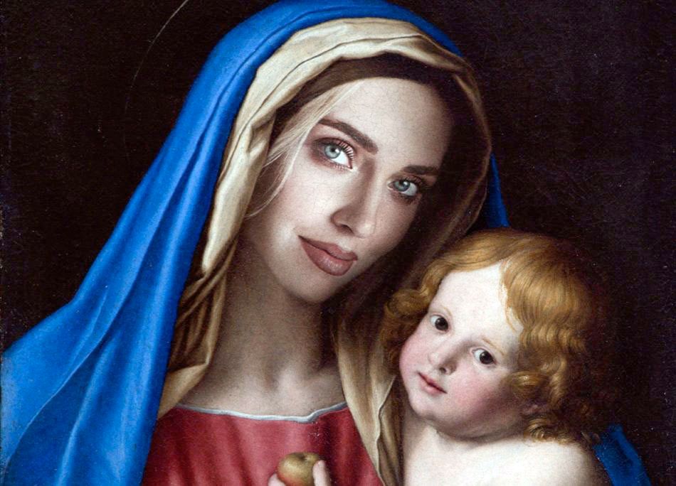 Offendere i cristiani è sempre concesso. Mettono la Ferragni nei panni di Maria
